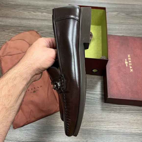 NEW Mezlan Brown Horse Bit Loafers 11 M main image 11